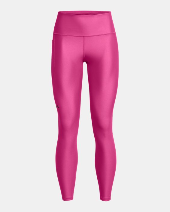 Damen HeatGear® No-Slip Waistband Full-Length-Leggings, Pink, pdpMainDesktop image number 4